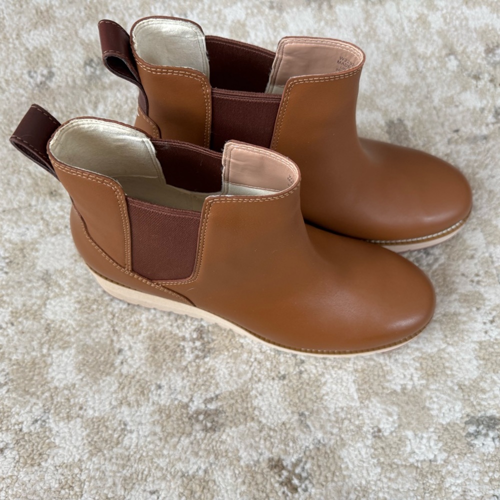 Cole Haan Zero Grand Ankle Boots, Brown Leather
